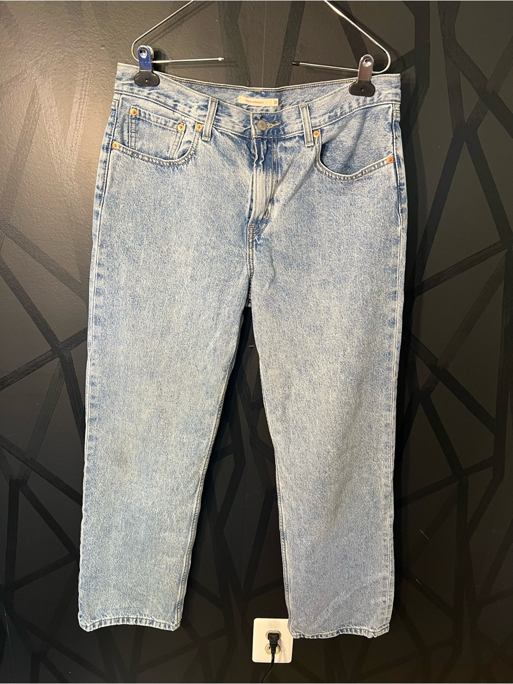 Classic relaxed fit high waisted Levis